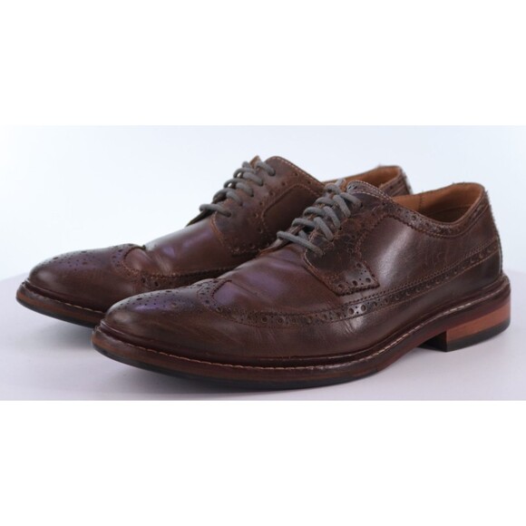 Cole Haan Men\'s Wingtip Oxfords Dress Shoes Size 8 M Leather Brown C20314